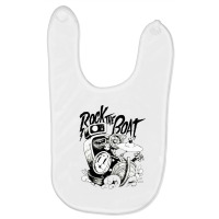 Rock N Roll Music Baby Bibs | Artistshot