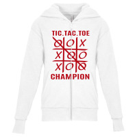 Tick, Tack, Toe Champion Youth Zipper Hoodie | Artistshot