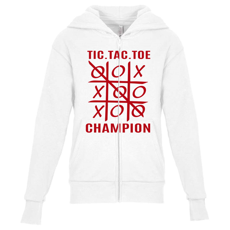 Tick, Tack, Toe Champion Youth Zipper Hoodie by rardesign | Artistshot