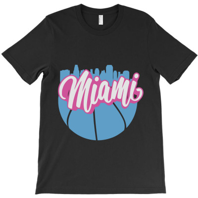 Vintage Miami 'heat Basketball Unisex , Miami 'heat Logo Graphic T-shirt Designed By Nitis Arba Nuravita