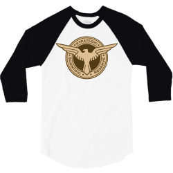 captain america   ssr logo 3/4 Sleeve Shirt | Artistshot