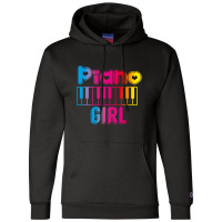 Piano Girl Champion Hoodie | Artistshot