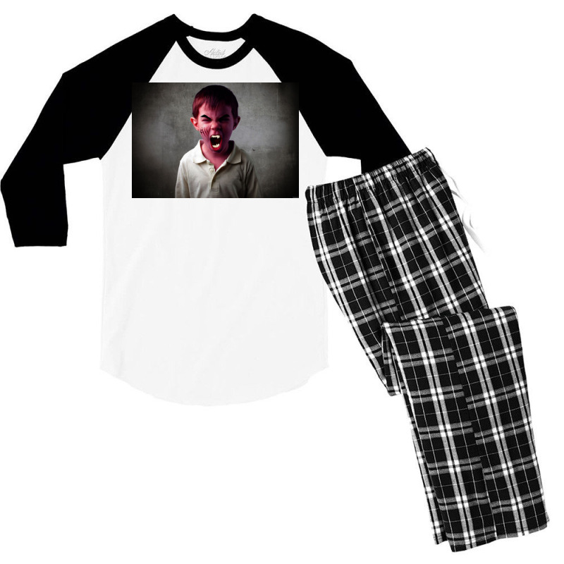 Vampire Kid Men's 3/4 Sleeve Pajama Set by Imagination_artworks | Artistshot