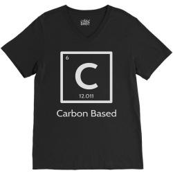 carbon based organism V-Neck Tee | Artistshot