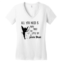 Tinkerbell Women's V-neck T-shirt | Artistshot