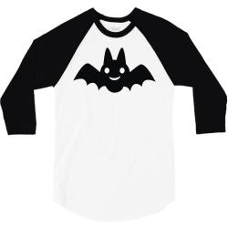 cartoon bat silhouette 3/4 Sleeve Shirt | Artistshot