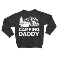 Mens Camping Daddy Funny Outdoors Mountain Camping Father's Day T Shir Toddler Sweatshirt | Artistshot