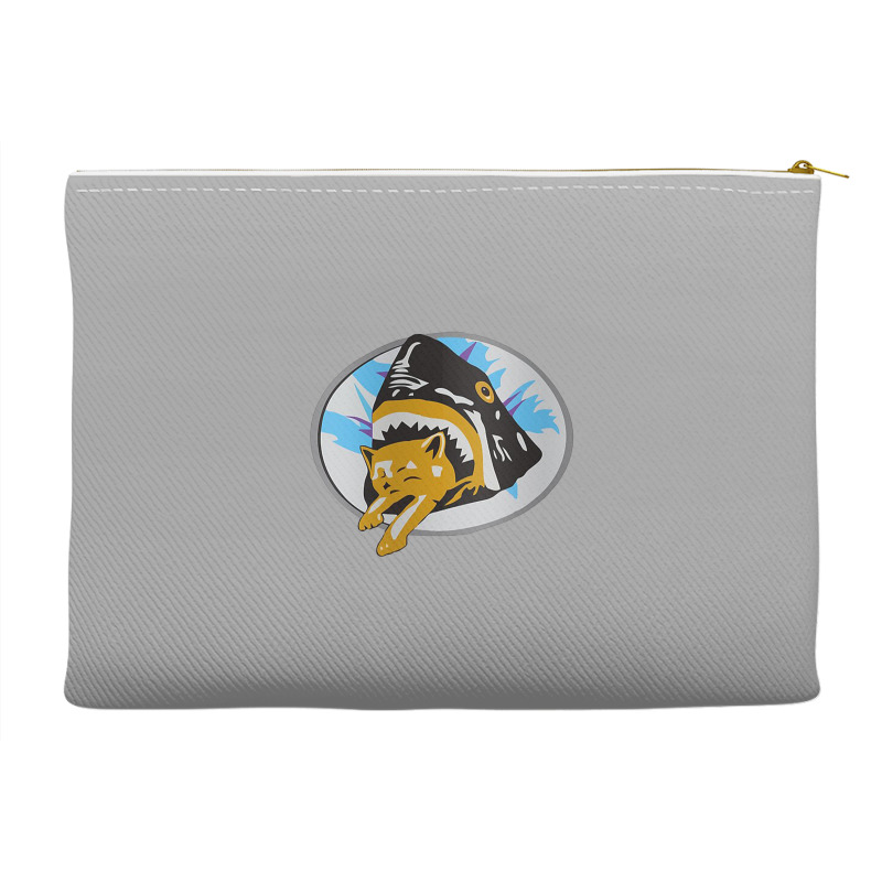 Shark Cat Pineapple Express Accessory Pouches | Artistshot