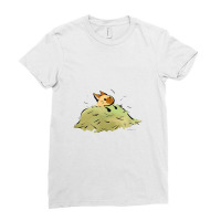 Monster Hunter Rise Palico Ladies Fitted T-shirt | Artistshot