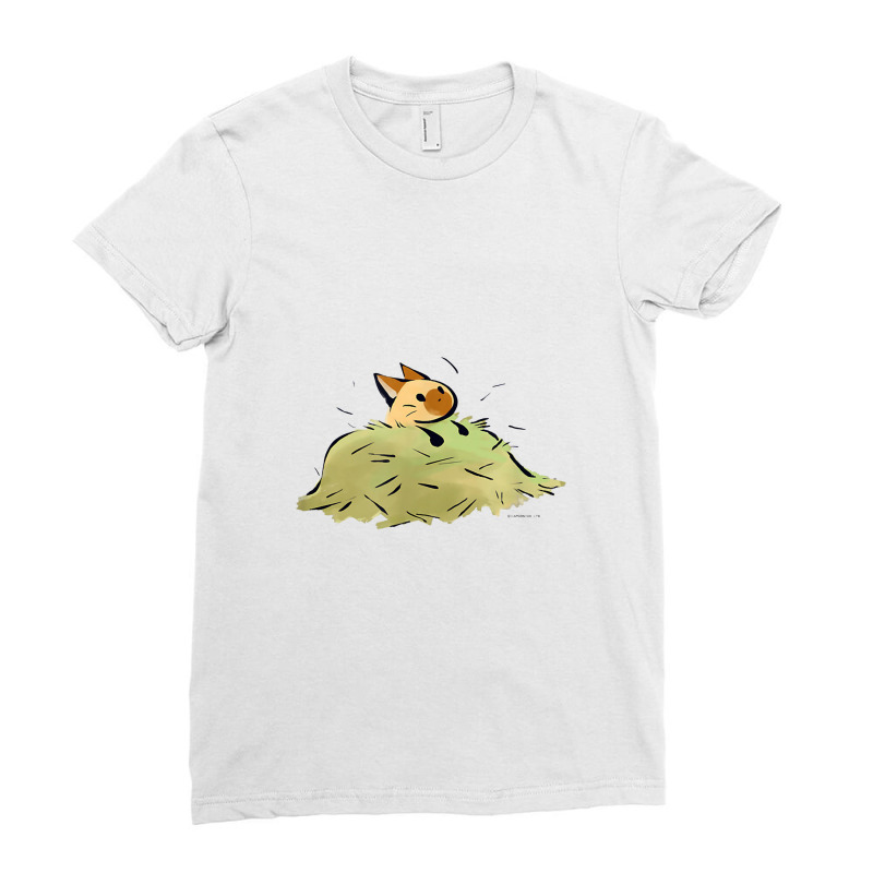 Monster Hunter Rise Palico Ladies Fitted T-Shirt by hajarbor | Artistshot