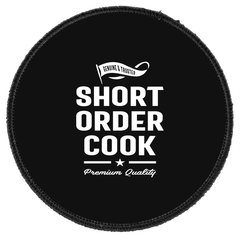 Short Order Cook Job Title Gift Round Patch | Artistshot