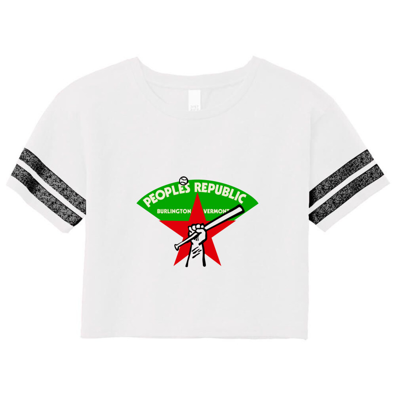 People's Republic Of Burlington Softball Scorecard Crop Tee by jambudemak | Artistshot