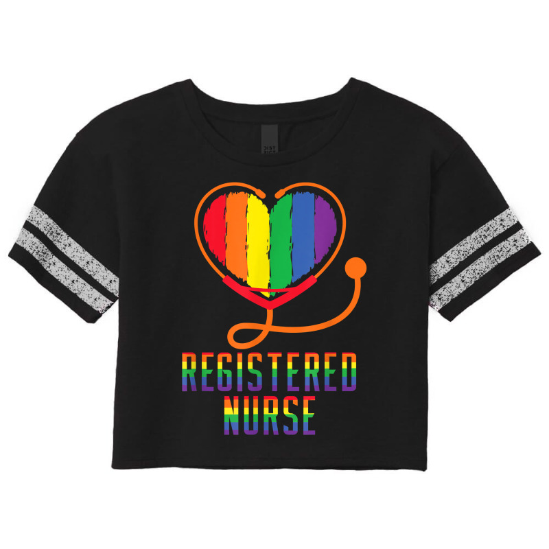 Registered Nurse Stethoscope Lesbian Gay Transgender Lgbt T Shirt Scorecard Crop Tee | Artistshot