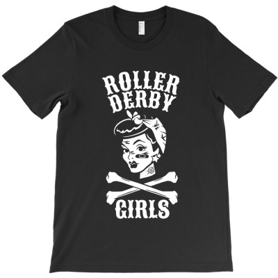 Roller Derby Girls T-shirt Designed By Nicholas J Pressley