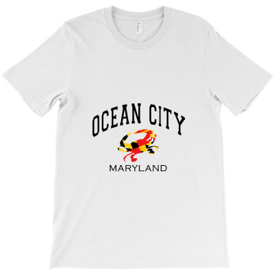 Ocean City Maryland Crab T-shirt Designed By Hajarbor