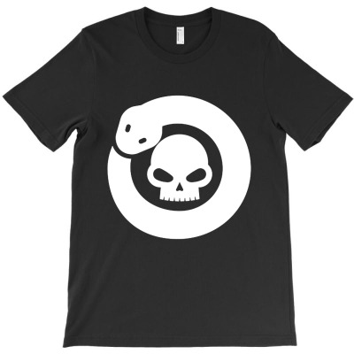 Snake And Skull T-shirt Designed By Nicholas J Pressley