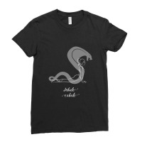 Inhale Exhale White Ladies Fitted T-shirt | Artistshot