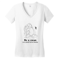 King Pigeon Pose Women's V-neck T-shirt | Artistshot