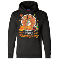 Chihuahua Happy Thanksgiving Christmas T  Shirt Chihuahua Turkey Costu Champion Hoodie | Artistshot