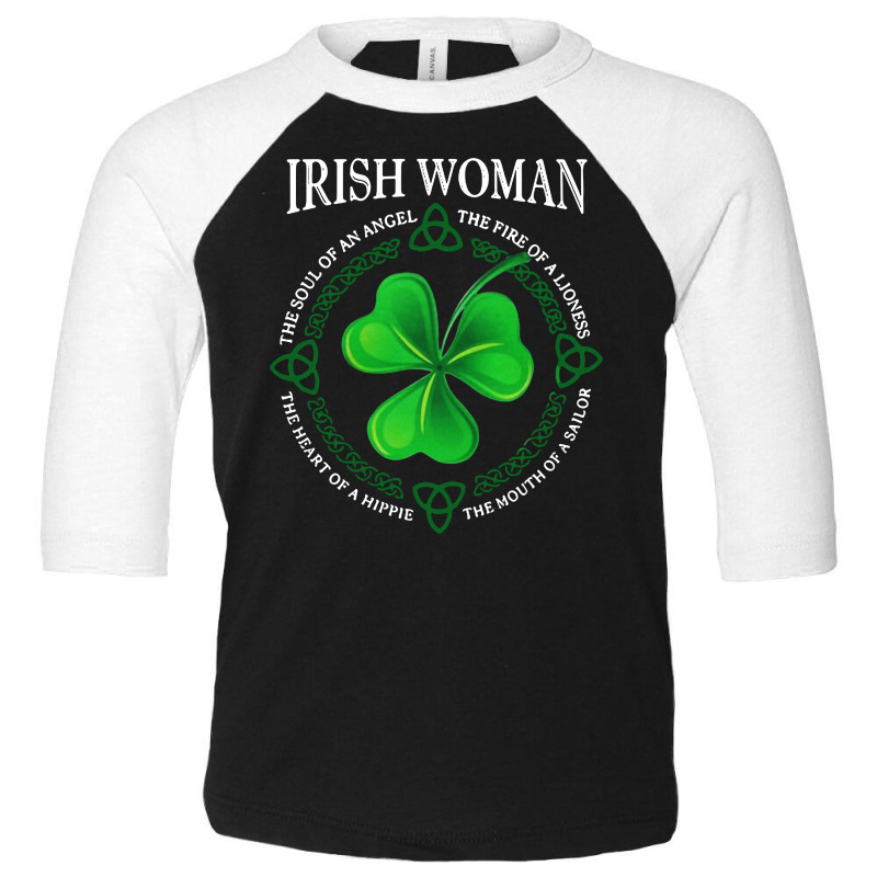 Irish Woman Toddler 3/4 Sleeve Tee by noadlex1212 | Artistshot