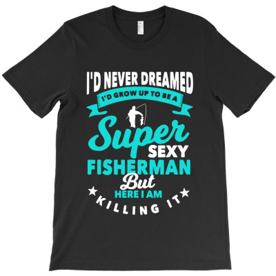 Super Fisherman T-shirt Designed By Nicholas J Pressley
