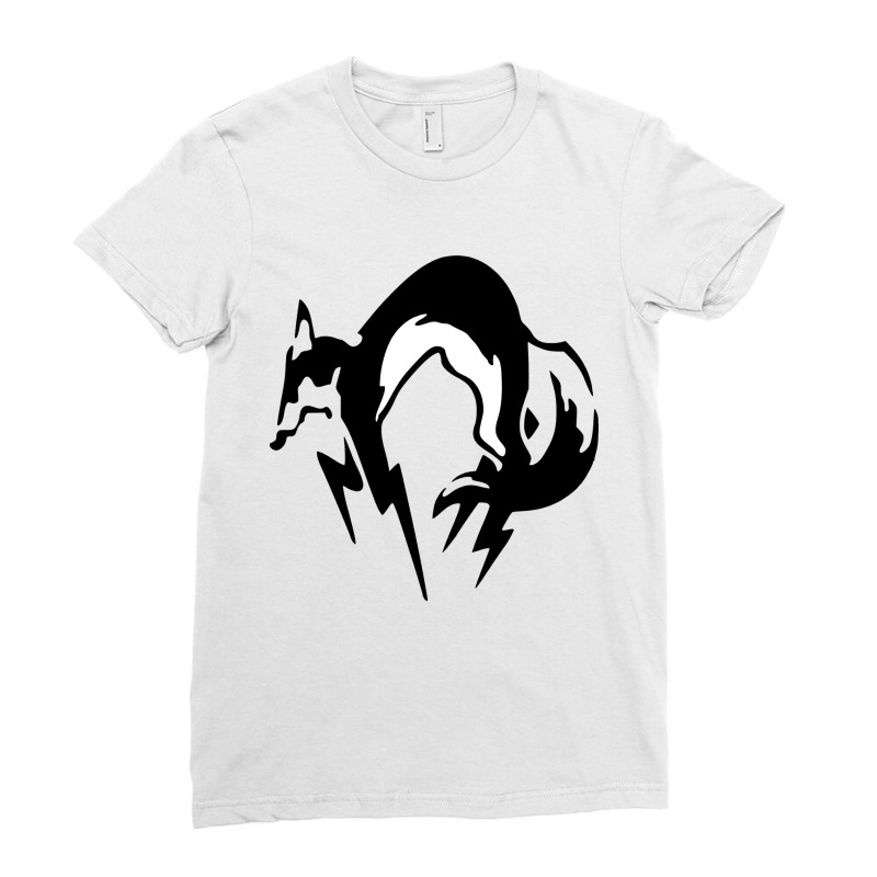 Metal Gear Solid   Fox Ladies Fitted T-Shirt by goldiesinksa | Artistshot