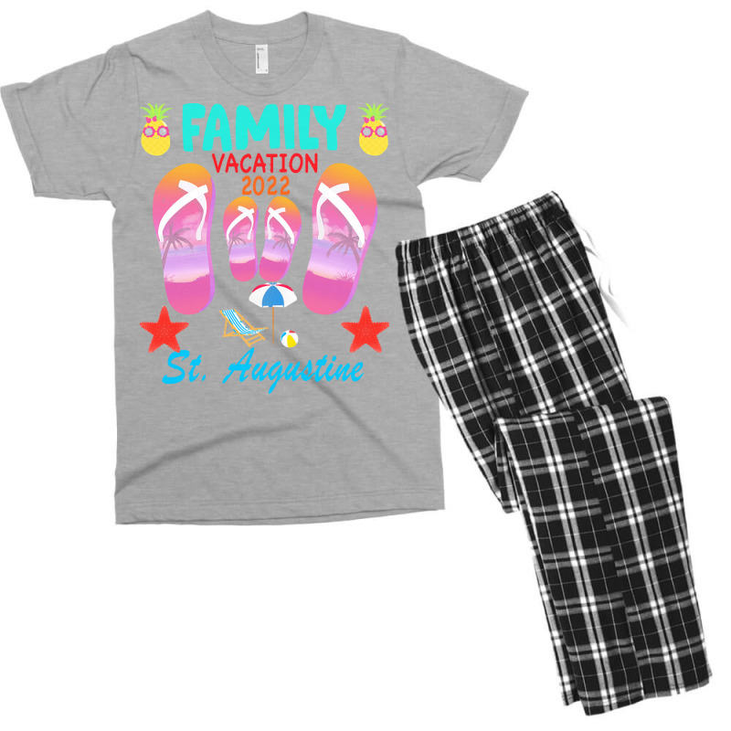 St Augustine Florida Vacation 2022 T  Shirt St. Augustine Florida Vaca Men's T-shirt Pajama Set | Artistshot