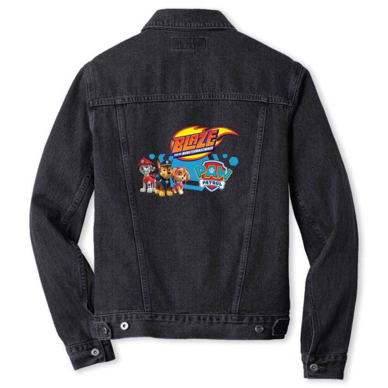 Blaze And The Monster Machines Men Denim Jacket by forisanih | Artistshot