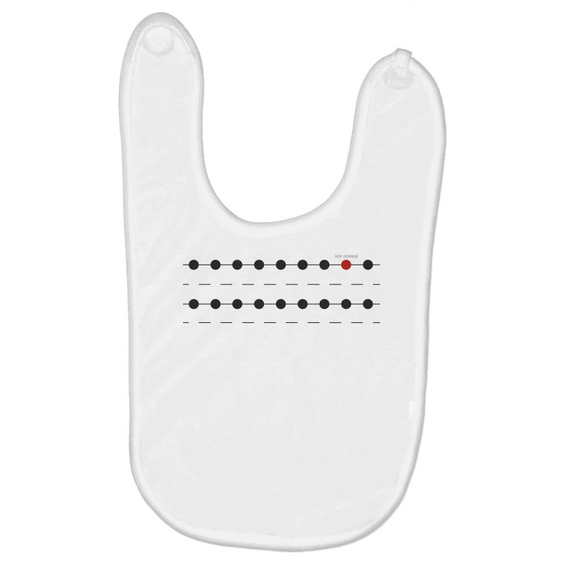 Not Normal Baby Bibs by minimalist | Artistshot