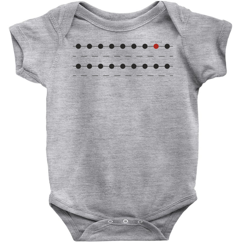 Not Normal Baby Bodysuit by minimalist | Artistshot