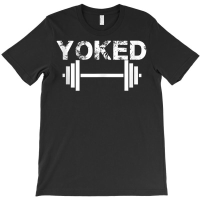 Critical Nerd Yoked Barbell Weight Lifting Tank Top T-shirt Designed By Linaa