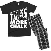 Less Talk More Chalk Billiard Men's T-shirt Pajama Set | Artistshot