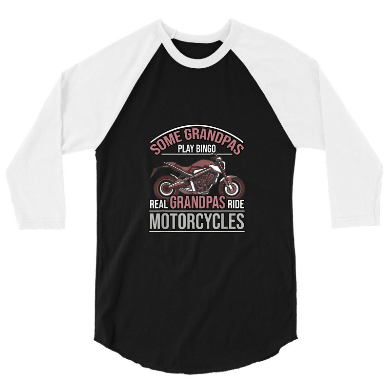 Gas Clutch Shift Repeat Motorcycle Biker 3/4 Sleeve Shirt | Artistshot