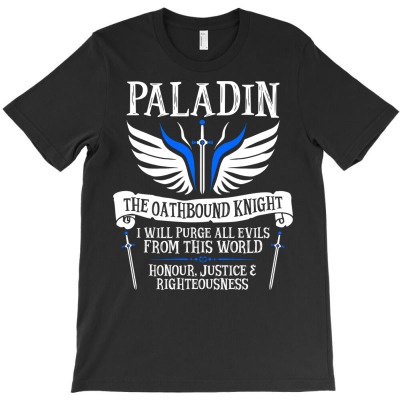 Paladin, The Oathbound Knight T-shirt Designed By Ismatul Umi