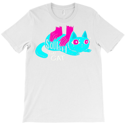 Squish That Cat! T-shirt Designed By Ismatul Umi