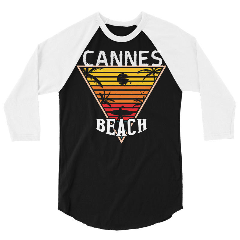 Cannes T  Shirt Beach Day In Cannes T  Shirt 3/4 Sleeve Shirt | Artistshot