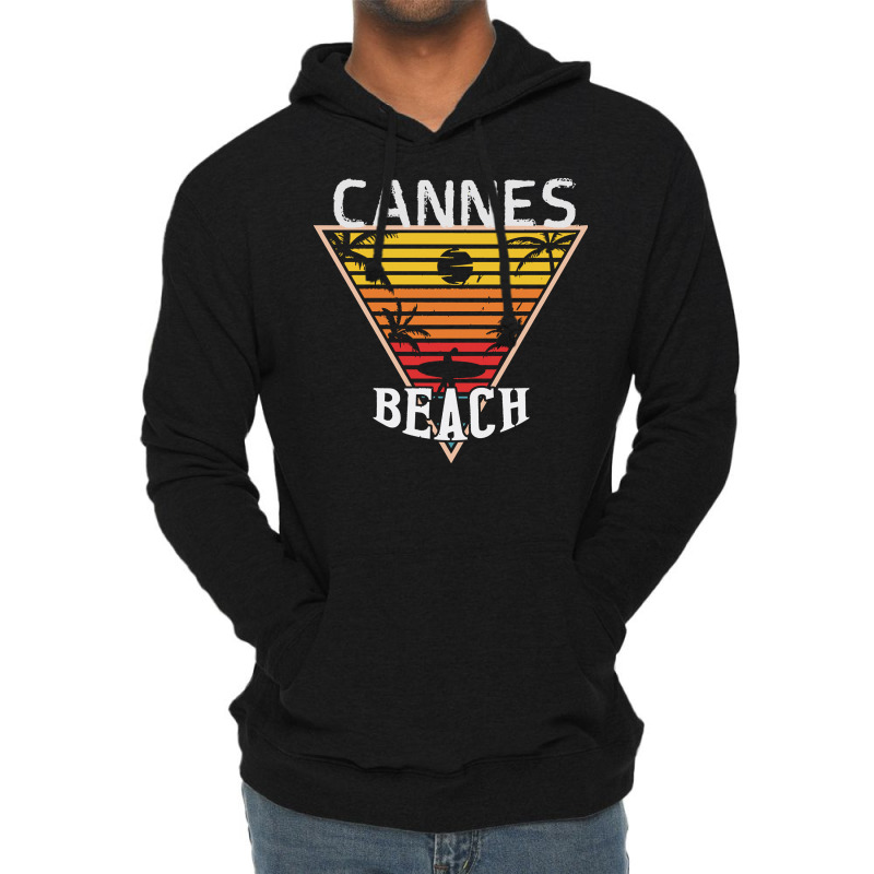 Cannes T  Shirt Beach Day In Cannes T  Shirt Lightweight Hoodie | Artistshot