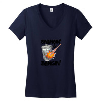 Houston Swangin Women's V-neck T-shirt | Artistshot