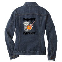 Houston Swangin Ladies Denim Jacket | Artistshot