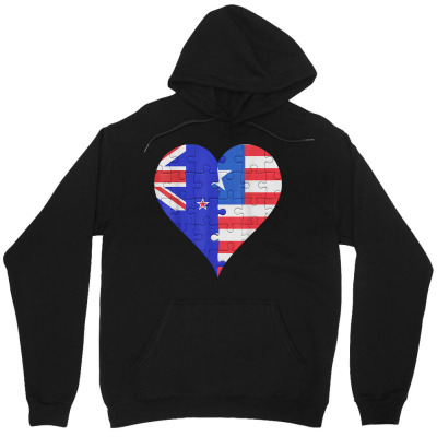 New Zealander Liberian Flag Heart T Shirt Unisex Hoodie Designed By Tuanbrieana