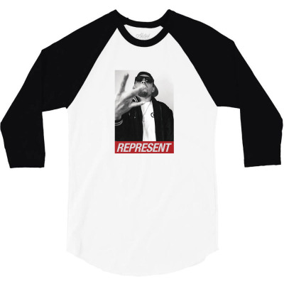Represent Nate Diaz 3/4 Sleeve Shirt Designed By Minionas3