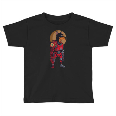 Cyborg Dog Toddler T-shirt Designed By Tariart