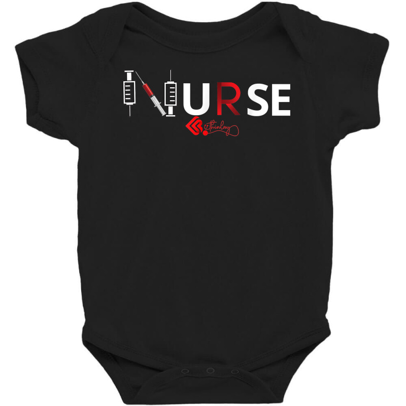 Nurse Bold Text Design Private T Shirt Baby Bodysuit by belenfinl | Artistshot