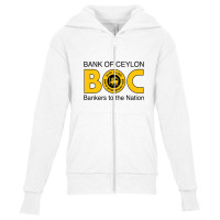 Bank Of Ceylon Youth Zipper Hoodie | Artistshot