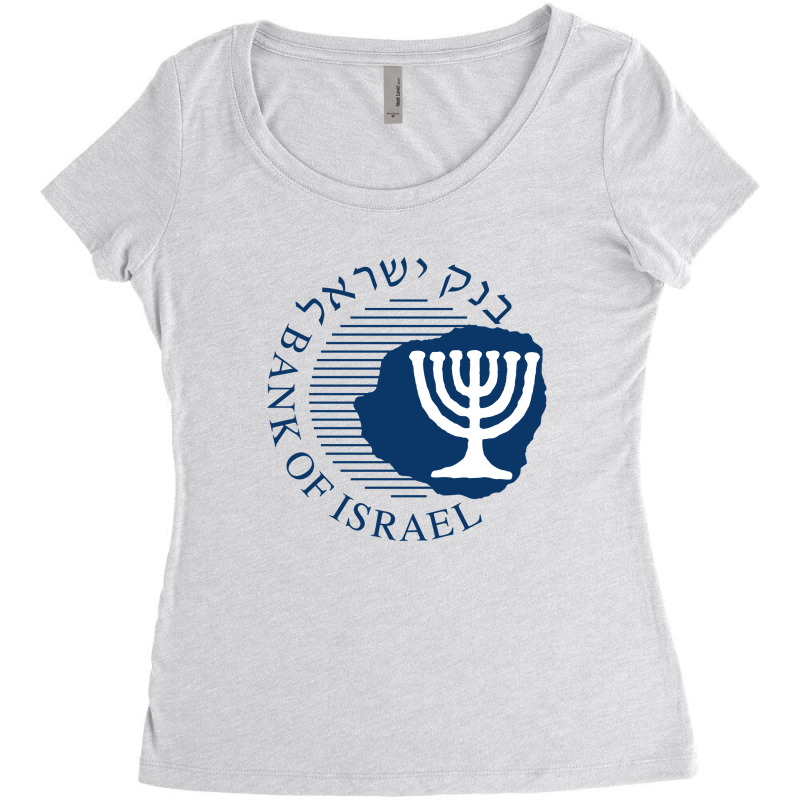 Bank Of Israel Seal Women's Triblend Scoop T-shirt by atip | Artistshot