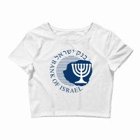 Bank Of Israel Seal Crop Top | Artistshot