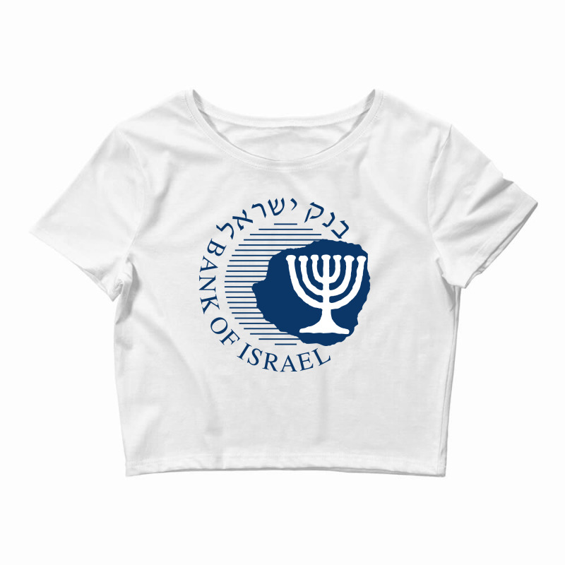 Bank Of Israel Seal Crop Top by atip | Artistshot