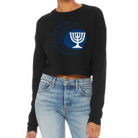 Bank Of Israel Seal Cropped Sweater | Artistshot