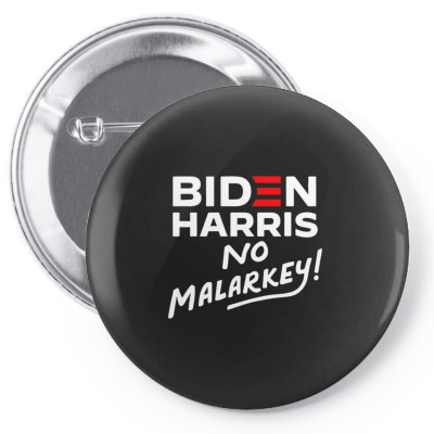 Biden Harris No Malarkey Pin-back Button Designed By Kakashop
