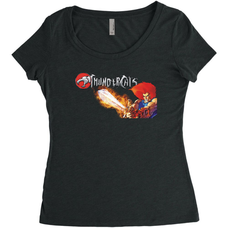 Thundercats 80s Cartonn Women's Triblend Scoop T-shirt by coşkun | Artistshot